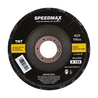 Disco De Lixa Flap 4.1/2 Grão 120 P/ Lixadeira e Esmirilhadeira KIT C/05PÇS em Oferta na Shopee