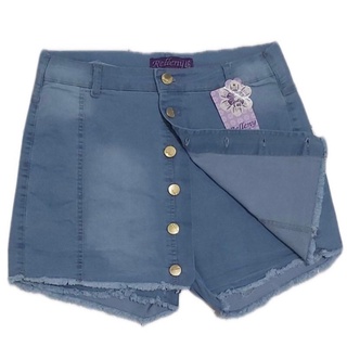 Shorts Saia Jeans Cintura Alta Disponivel 36 ao 54 em Oferta na Shopee