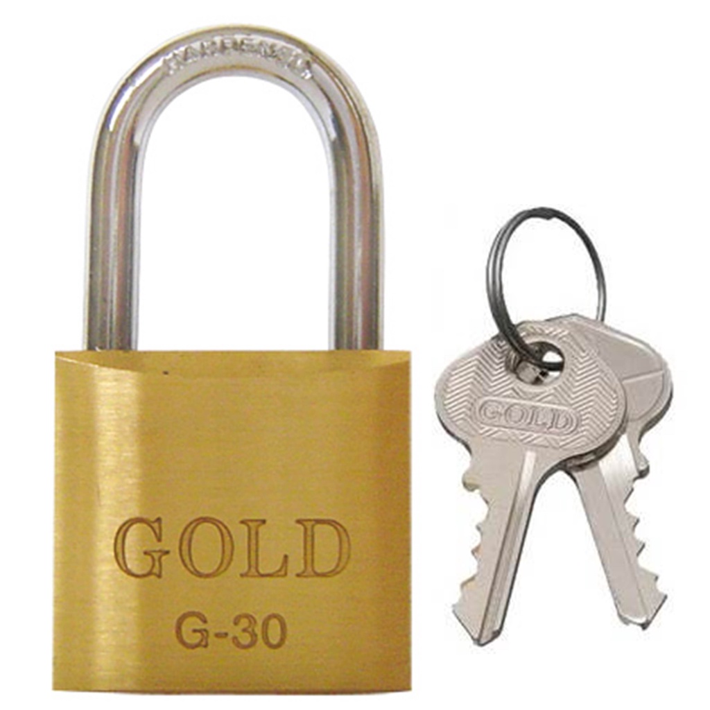 Cadeado 30mm Gold com 2 chaves original