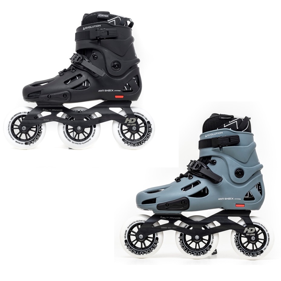 Patins HD Inline - Série Evolution II PRO - 3 rodas - 110mm