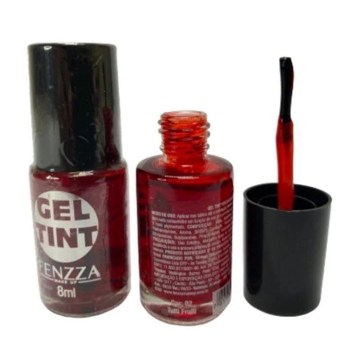 Gel Tint Lip Tint 8ml Fenzza Make Up Shopee Brasil