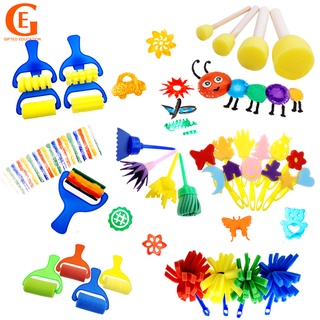 Esponja De Pintura Infantil Grafite Aquarela Com Desenho/Brinquedo Educativo