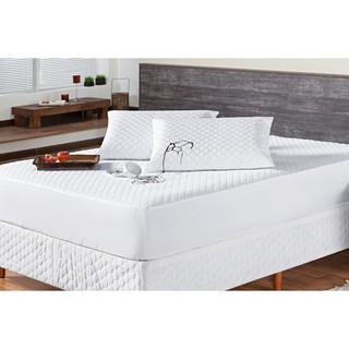 Kit Protetor De Colchão Impermeável Matelado Casal C/ Porta Travesseiro - 03 Peças Promoção