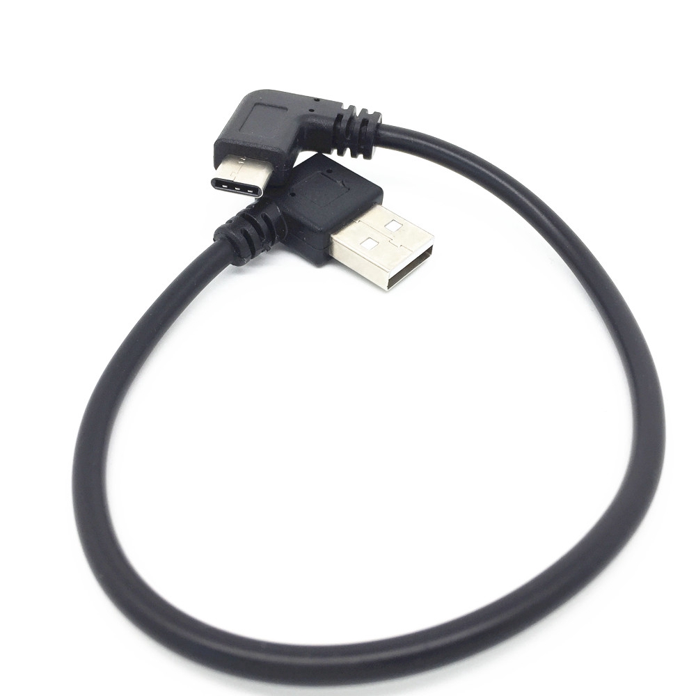 Cabo Usb Tipo c Curto De 25 Cm E Ângulo De 90 Graus Cabos Para Xiaomi Mi6 6x MI5 5S 5S PLUS 5x 5c 4S 4C , REDMI PRO MIX