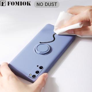 Ultra fino Líquido Silicone Magnético Titular Telefone Cases Para Samsung Galaxy S20 Plus / Ultra Dedo Anel Titular Capa #2