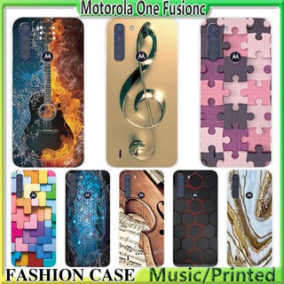Capa De Silicone/Tpu design fofo para Celular Motorola One Fusion Phone Case