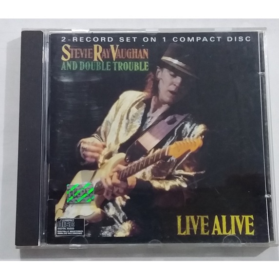 Cd Stevie Ray Vaughan And Double Trouble – Live Alive 1986 Importado U.S.A Ótimo Estado