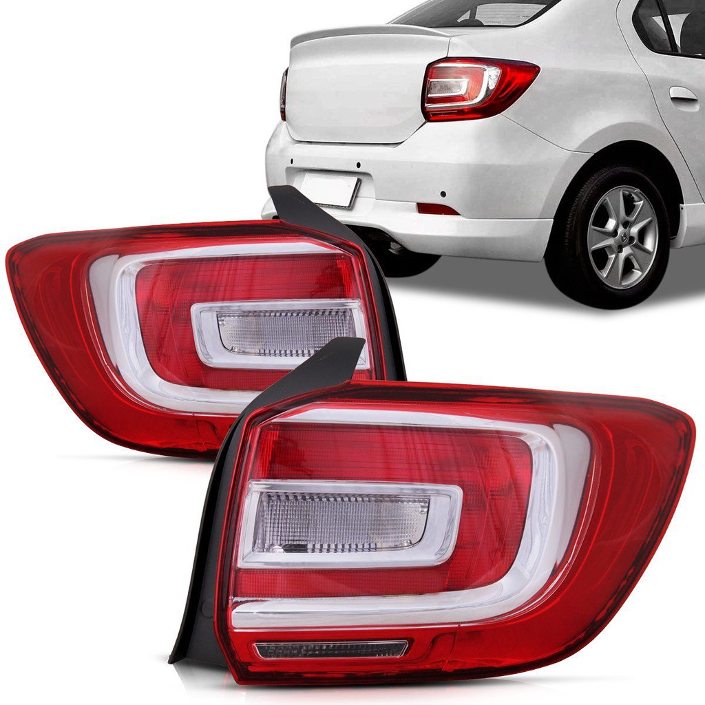 Lanterna Traseira Logan 2014 2015 2016 2017 2018 2019 2020 2021 2022 em Oferta na Shopee