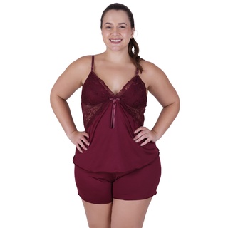 Baby Doll Plus Size Espera Marido Short Simone