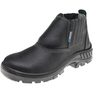 Botina Segurança Ocupacional Marluvas 95B19-A Couro Fechamento Elastico Bico Aço Solado Bidensidade em Oferta na Shopee