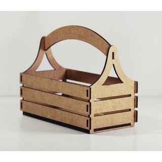 5 Cestinhas Caixote Engradado Cachepô Mdf - Lembrancinha 15x10x15cm em Oferta na Shopee
