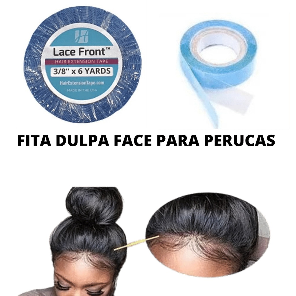 Fita Adesiva 6metros Dupla Face para Prótese Capilar Peruca Mega Hair