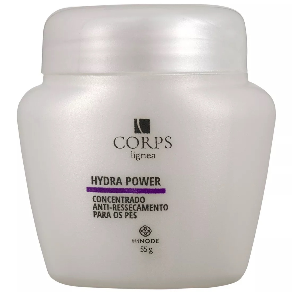 Concentrado Anti Ressecamento Para Pés Hidra Power Corps Lígnea 55g