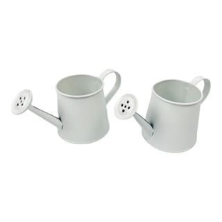 Kit 2 Mini Vasinhos Regadores De Metal em Oferta na Shopee