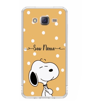Capa de Celular Capinha Samsung J7 / J7 Neo Personalizada - Snoopy com nome