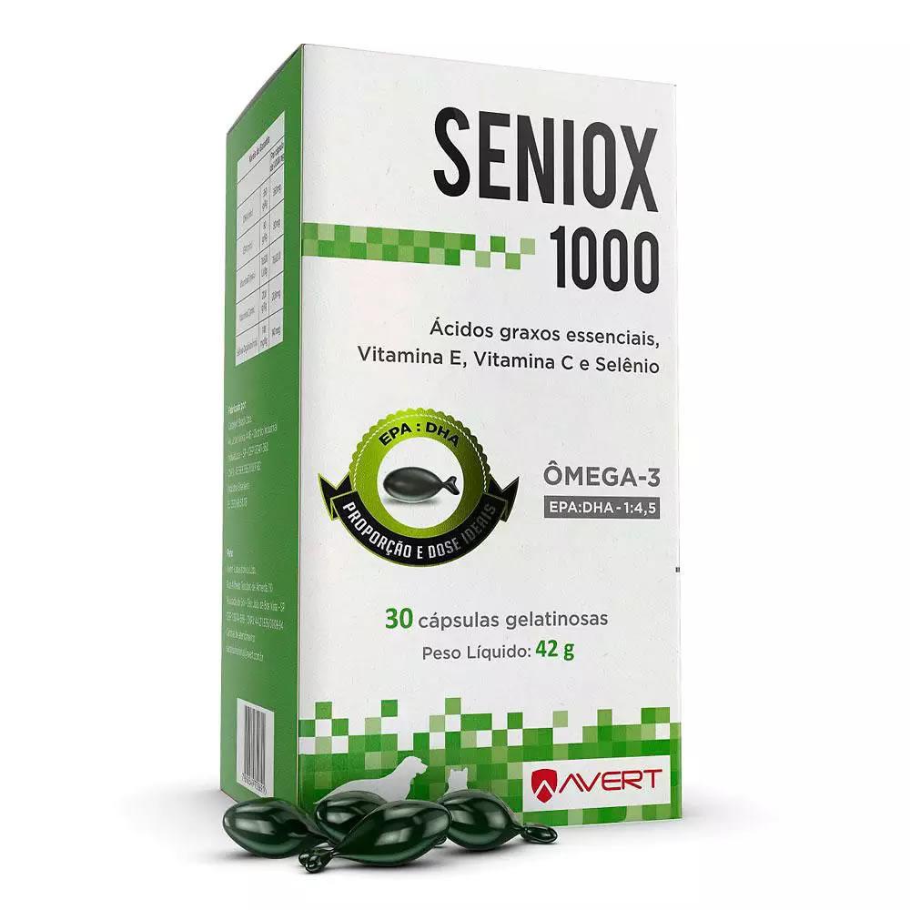 Seniox 1.000mg Avert 30 Cápsulas - Pets