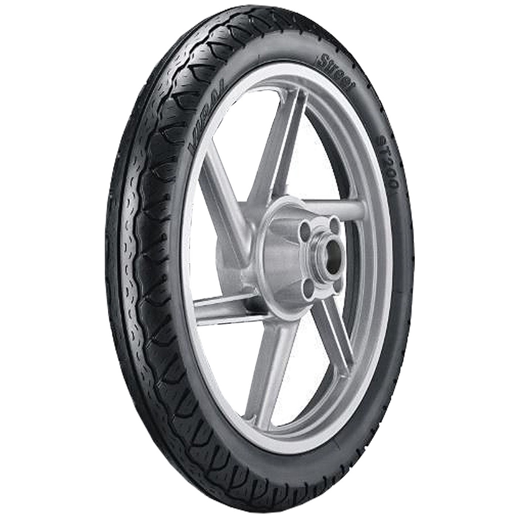 Pneu 90.90/18 Vipal St200 Traseiro Com Câmara Cbx200 Titan Dafra Yes125 Gsr Ybr Factor Rd135