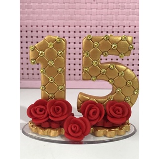 Velas Personalizada de Biscuit Tema 15 anos em Oferta na Shopee