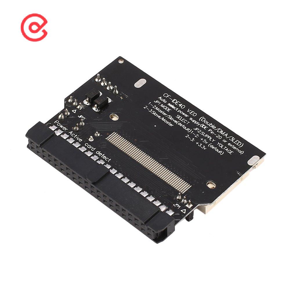 aixu Compact Flash CF vers 3,5 Femelle 40 Broches IDE Bootable Adapter Converter Card Noir 