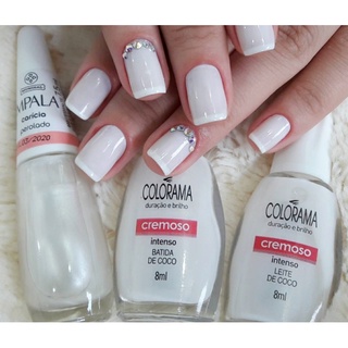 Combo de Esmaltes - Carícia + Batida de Coco + Leite de Coco