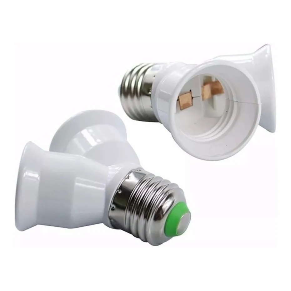Bocal Duplo Soquete Adaptador Tipo Y  Duas Lampadas E27 em Oferta na Shopee