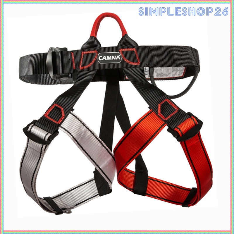 SOB Half Body Climbing Harness Thicken Widen Protect Waist Safety Harness for Tree Work Rock Climbing Mountaineering Rescuing Work at Height 