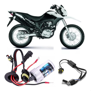 Kit Xenon Moto Honda Bros Nxr 160 Lampada 8000k Encaixe H4 em Oferta na Shopee