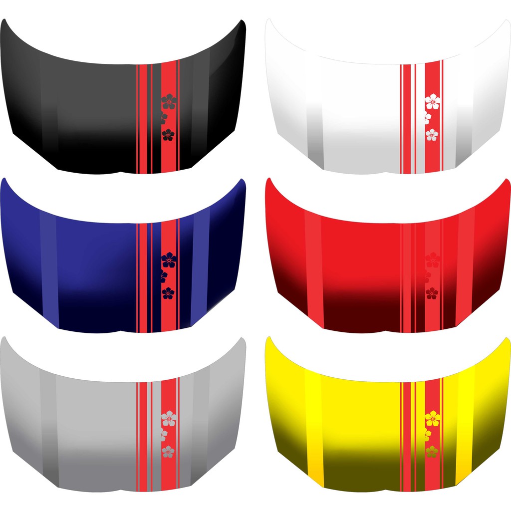 Só a faixa Adesivo Faixa Para Capô Novo Uno Evo Vivace A263-f