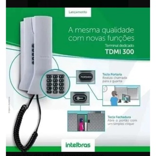 Terminal Dedicado Tdmi 300 Intelbras p apartamentos e condominios. em Oferta na Shopee