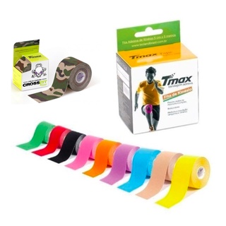 Fita Kinesio Tmax Bandagem Elástica Terapêutica 5 Cm X 5m Original