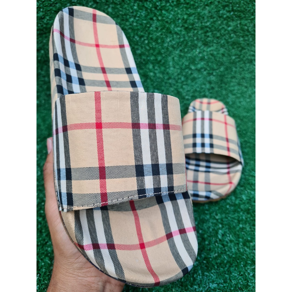 Chinelas sandália slide burberry novo conceito de qualidade imperdível |  Shopee Brasil