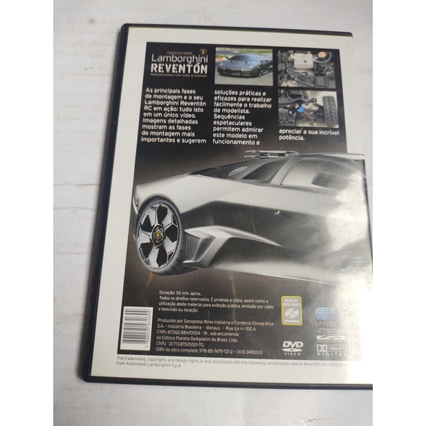 Dvd Lamborghini Reventon Otimo Estado Apresentação da Obra Montagem O  Modelo em ação | Shopee Brasil