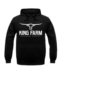 Moletom Blusa de Frio King Farm Rodeio Country Casaco Tecido de Alta Qualidade