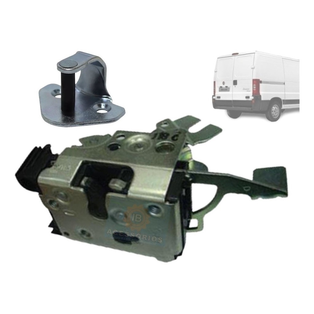 Kit Fechadura Bau Porta Mala E Batente Ducato Boxer Jumper Automotivo