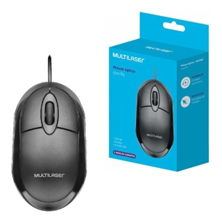 MOUSE CLASSIC BOX OPTICO FULL BLACK USB em Oferta na Shopee