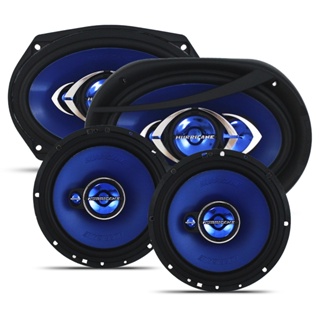 Kit Alto Falante 6 Pol 100w Rms Triak 6 Triaxial 6x9 Pol 180w Rms CM-6X9 Quadriaxial Hurricane Kit Fácil 280w Rms em Oferta na Shopee