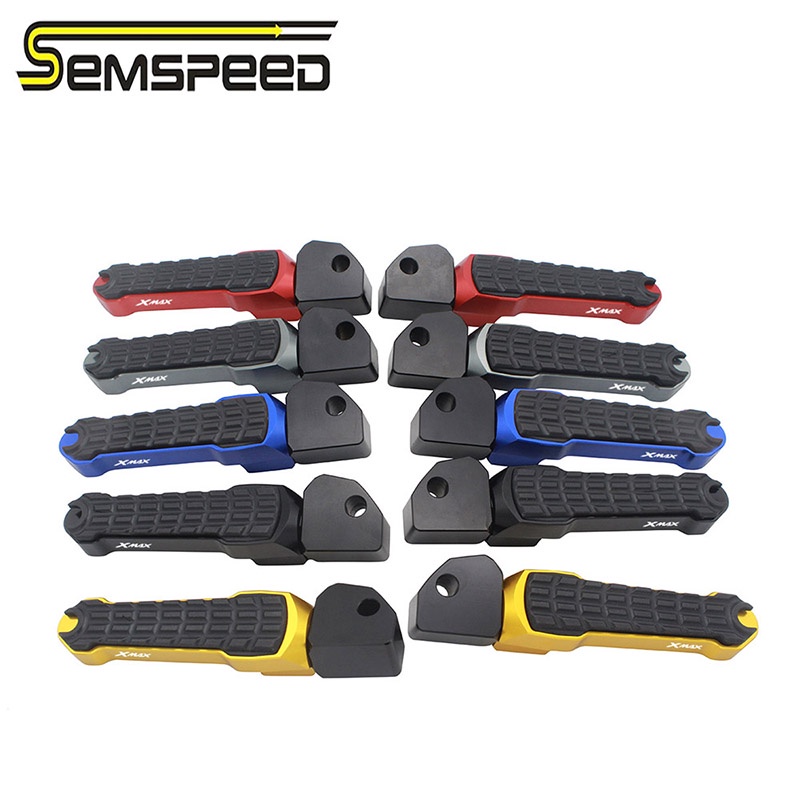 SEMSPEED Para Motocicleta , Apoio Os Pés Traseiro , Pedal XMAX 300 400 250 125 V1 2017-2022
