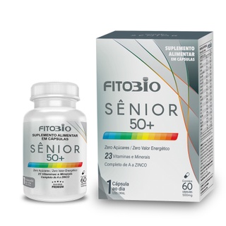 Suplemento Alimentar Fitobio Sênior 23 Vitaminas e Minerais - 60 Cápsulas