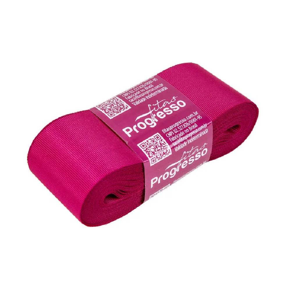 Fita Gorgurão Progresso 38mm nº9 - 10m Cor 303 Pink - 1un em Oferta na Shopee