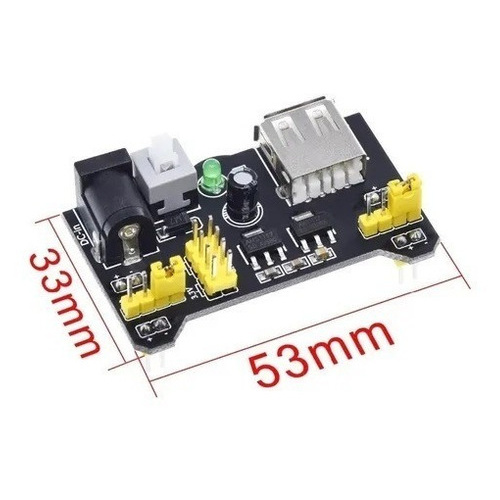 Fonte Ajustável Protoboard 3.3v/5v Arduino Pic Mcu [ Código 86 ]