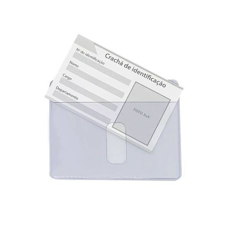 Capa protetora para cracha, porta cracha transparente Yes | Shopee Brasil