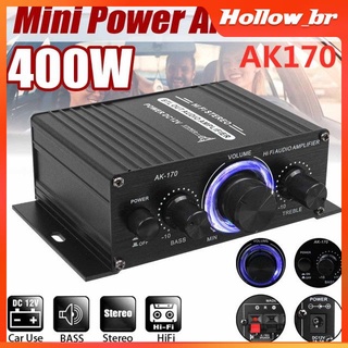AK170 400W Amplificador de Áudio Digital de potência de áudio, Classe USB/SD AUX receiver entrada PK AK370