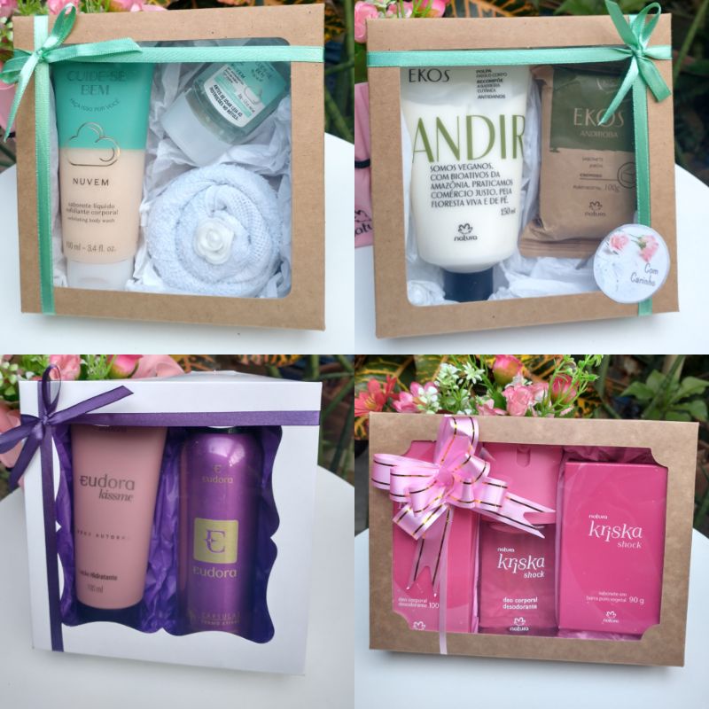 Kits Presente Feminino Natura, Avon, Boticário Para Aniversário ...
