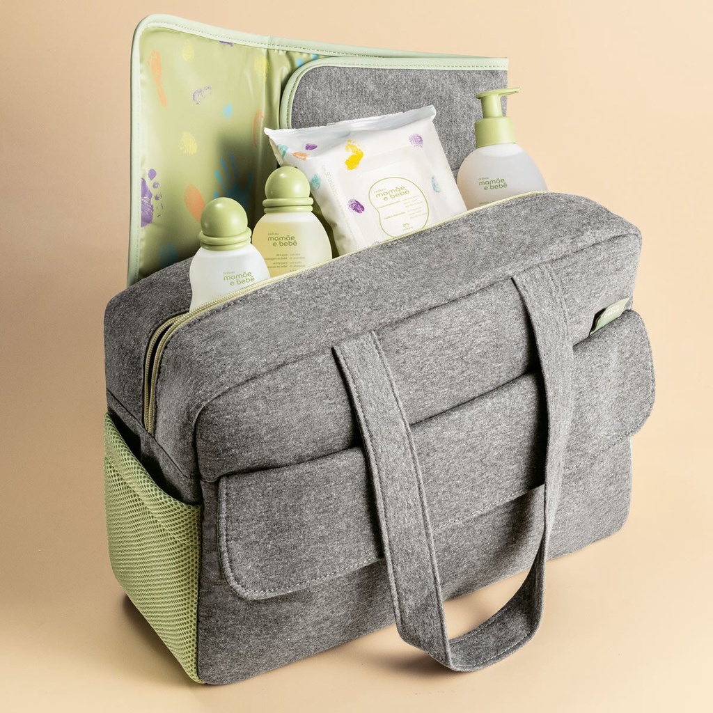 Natura Mamãe e Bebê Bolsa Maternidade com trocador | Shopee Brasil