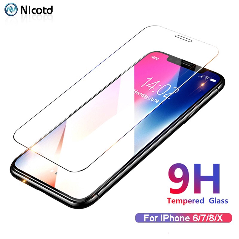 Confezione 2 Vetri Temperati 9H Per IPhone XR, XS, XS Max, 8/7 Plus - Antigraffio E Anti-impronta
