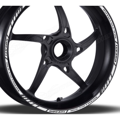 Friso Adesivo Refletivo M4 Roda Moto Ducati Multistrada
