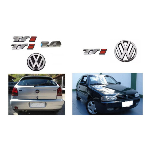 Kit Emblema Gol Tsi 1.8 Volkswagen - Gol Bola