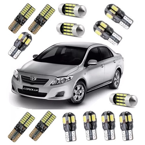 Kit Lampadas Led Premium Corolla 09 10 2011 2012 2013 2014 em Oferta na Shopee