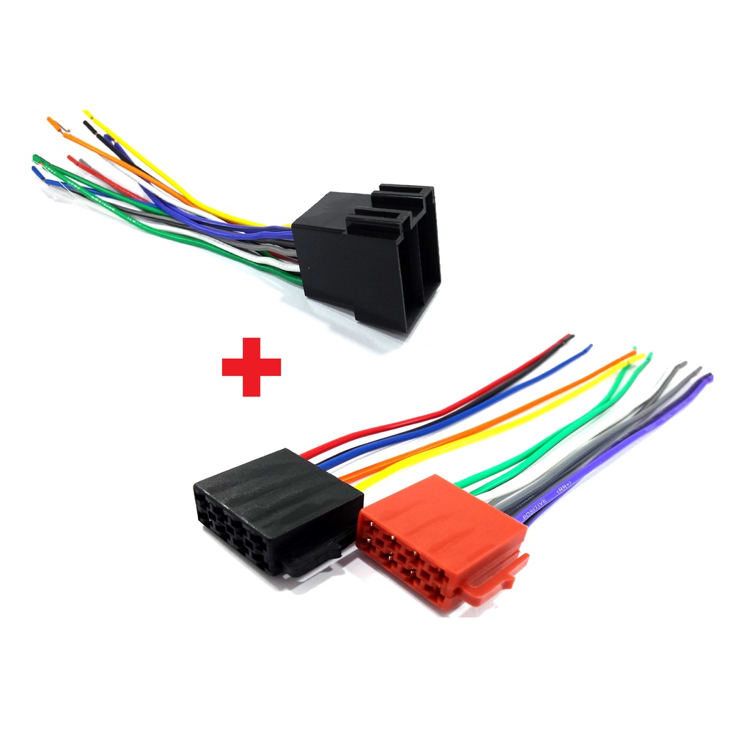 Chicote Para Rádio 16 Vias Universal Com Fic Femêa 1º Linha Importado Marrom e Preto Excelente Acabamento