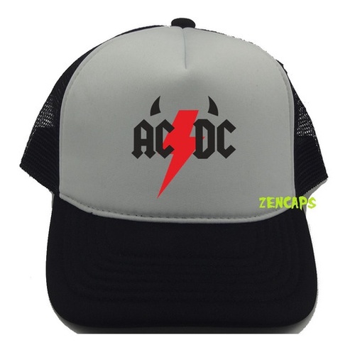 Boné trucker tela Acdc Ac/dc Highway To Hell